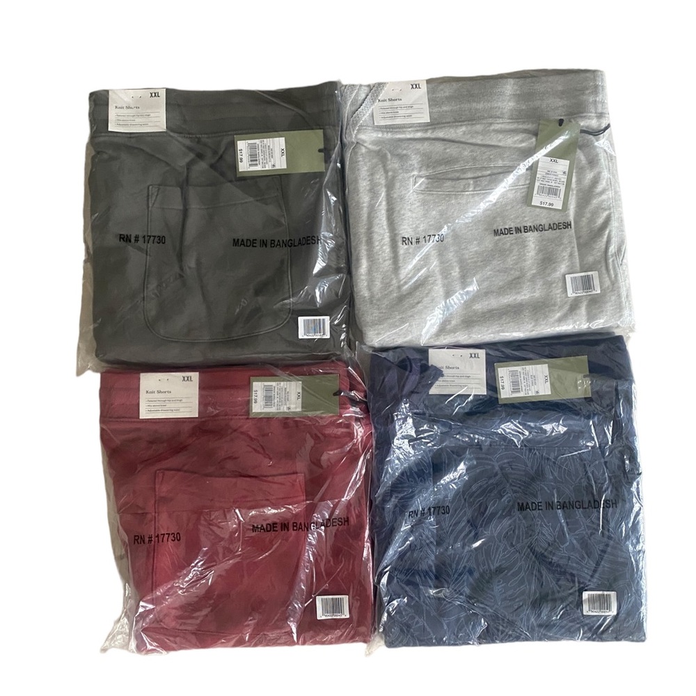 Goodfellow & Co XXL Men's Knit Shorts Pull On Bundle LOT of 4